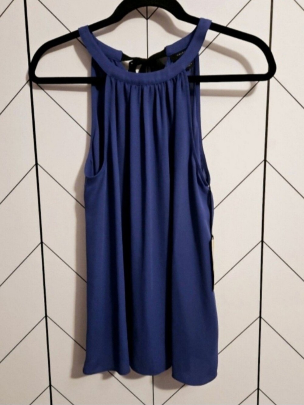NWT Halogen Purple High Neck Tank, Size Small